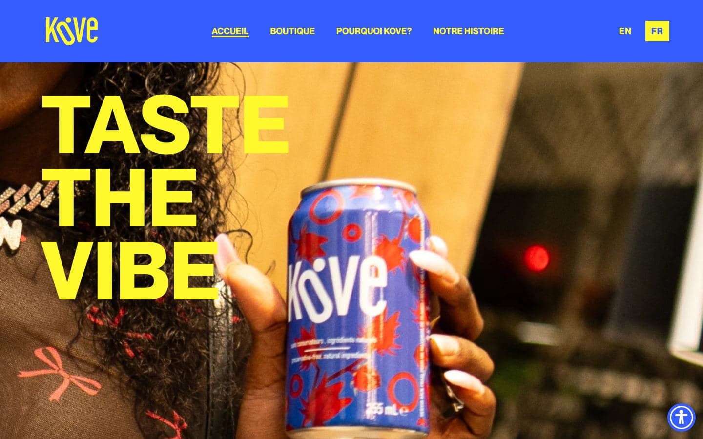 Preview of the KOVE website