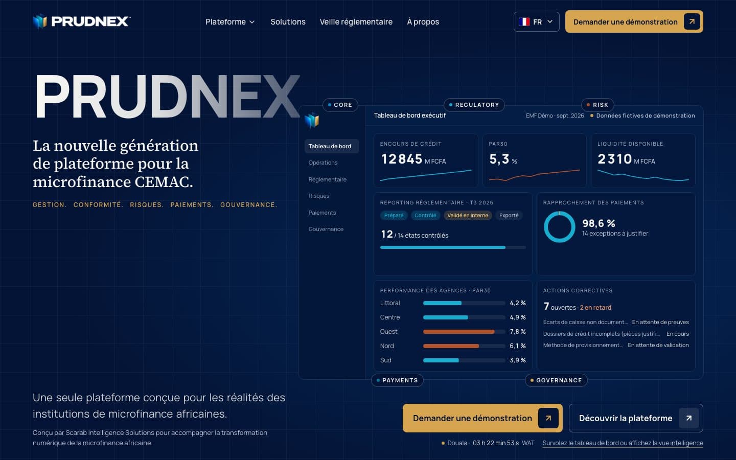 Preview of the PRUDNEX website